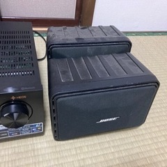 AVアンプ　BOZEスピーカー4つ【本日買取に出します】
