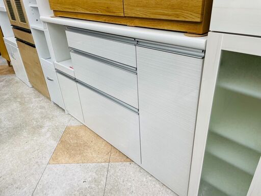 古賀家具 アリエス キッチンカウンター 定価￥65,800 フルスライドレール ソフトクローズ896