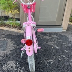 ミニーマウスポルカドット 18インチ子供用自転車
