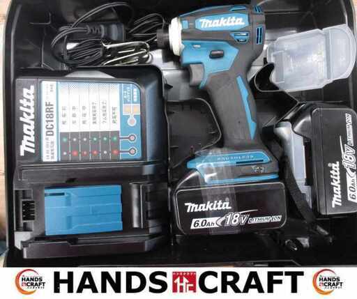 makita マキタ TD172 インパクトドライバ 18V 6.0Ah バッテリー×2 充電器 中古品 美品 【ハンズクラフト宜野湾店】