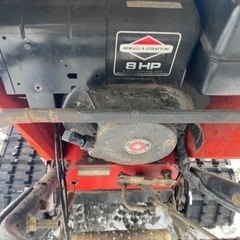 除雪機　コマツ　8馬力　セル付き