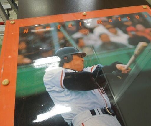 読売ジャイアンツ 松井秀喜 選手 55番 ポスター パネル 額装 HIDEKI 読売ジャイアンツ 松井秀喜 選手 55番 ポスター パネル 額装 HIDEKI
