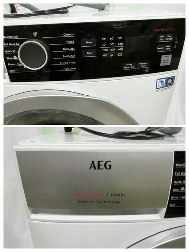 エレクトロラックス AEG 洗濯乾燥機 AWW8024C7WB AEG ビルトイン 50Hz 2022年発売