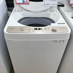 ☆ジモティ割あり☆ SHARP 洗濯機 6.0kg 年式2021 動作確認／クリーニング