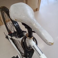 ★ジモティ割あり★ BRIDGISTONE 自転車 27インチ ホワイト クリーニング済み TC1208