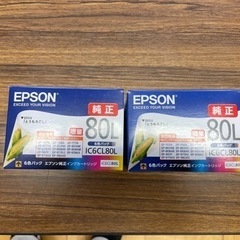 EPSON プリンター　インク80L 　6色パック　２個