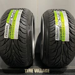 廃盤 タイヤ新品【FEDERAL 595 215/40R18】夏タイヤ 2本【RAYS ボルク 