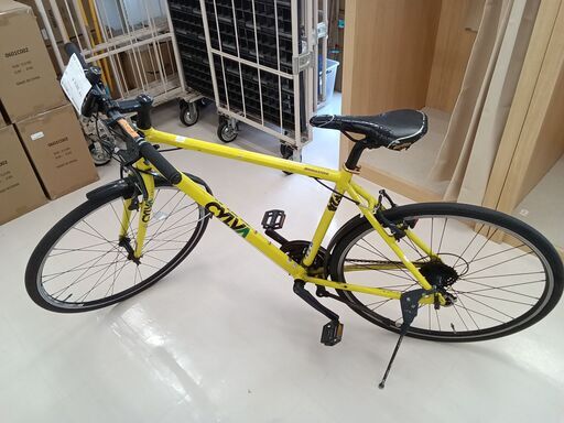 ★ジモティ割あり★ BRIDGISTONE 自転車 27インチ イエロー クリーニング済み TC1207