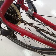 ★ジモティ割あり★ BRIDGISTONE 自転車 27インチ レッド クリーニング済み TC1205