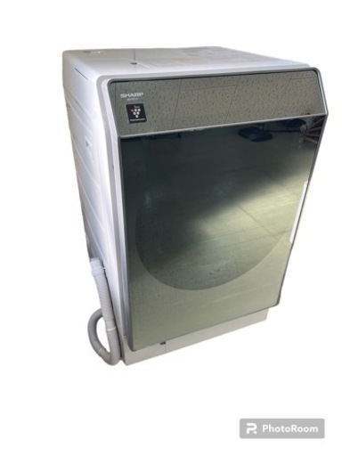 SHARP ES-W111-SL 2018年製　ドラム式洗濯機 左開き
