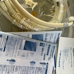 SHARP ES-W111-SL 2018年製 ドラム式洗濯機 左開き