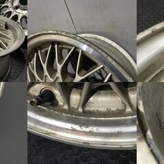 BBS いすゞ いすず ピアッツァ 純正オプションホイール 14インチ 4本 6J4HPCD100+24　(MHB090) クレジットカード QRコード決済可能