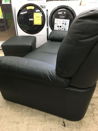 ヤマダオリジナル ヤマダ電機 ソファ スツール付 合成皮革 PVC