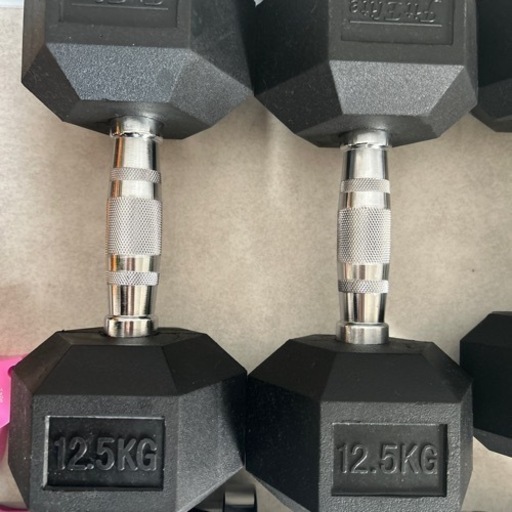 ヘックスラバーダンベル 30kg 2個 （最終値下げダンベルセット