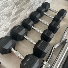 FitElite HEXダンベルセット(5kg〜12.5kg)