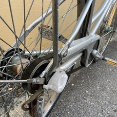 【ベルト自転車】 イオンバイク アルミフレーム ベルトドライブ 27インチ タイヤ新品