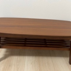 木製センターテーブル　