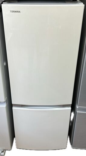 〇【REGASTOCK江東店】 TOSHIBA 東芝 ノンフロン冷凍冷蔵庫 153L GR-P15BS(W)　2019年製