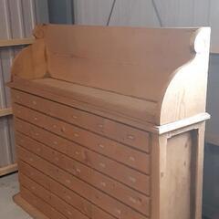 値下　木製収納　カントリー　アンティーク　ビンテージ　古い家具　...