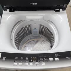 J4285 6ヶ月保証付き！　Haier　ハイアール　5.5kg洗濯機　JW-U55HK　2023年製 動作確認、クリーニング済み　【リユースのサカイ柏店】