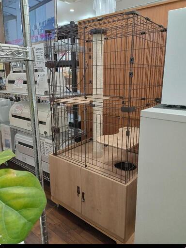 ★【アイリスオーヤマ】キャットケージ  ［PKC-800］マットブラウン  自社配送時代引き可※現金、クレジット、スマホ決済対応※