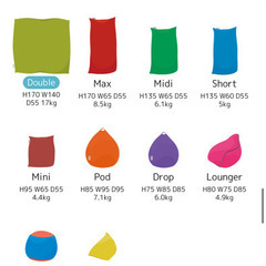 【使用1ヶ月】ヨギボーdouble 新品アウターカバー付