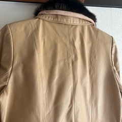 ✨美品✨ジャケット レザーコート レディース  牛革   上質 ロングコー