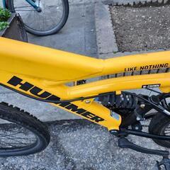 👉👉 『SALE』 MTB HUMMER 26インチ 3x6変速 美品 黄色