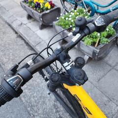 👉👉　『ＳＡＬＥ』　ＭＴＢ　ＨＵＭＭＥＲ　２６インチ　3x6変速　美品　黄色　配達可能