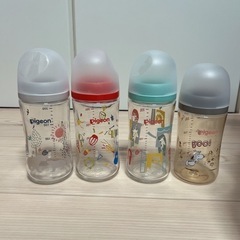 母乳実感　哺乳瓶　4つセット　ガラス製3つプラスチック1つ