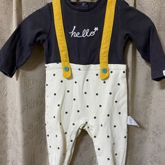 赤ちゃん　カバーオール　 ロンパース  80サイズ 　子供服［ベ...