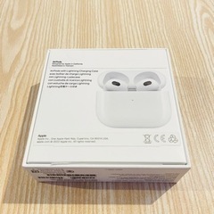 【Apple正規品】AirPods（第3世代）Lightning充電ケース付き