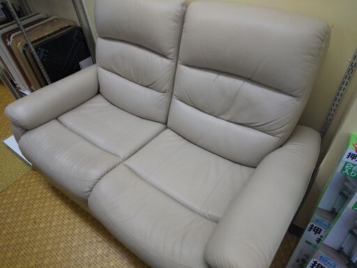 持帰り家具3割引 ニトリ 電動二人掛けソファ Nビリーバ N24-37 高く買取るゾウ八幡西店