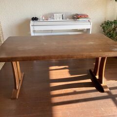 【カリモク製】ダイニングテーブル・椅子×4脚セット