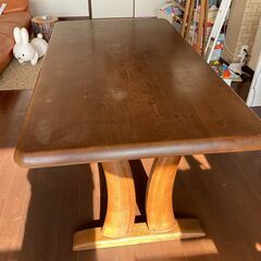【カリモク製】ダイニングテーブル・椅子×4脚セット