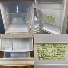 I600 ? SHARP 冷蔵庫 (137L) 2ドア ⭐ 動作確認済 ⭐ クリーニング済