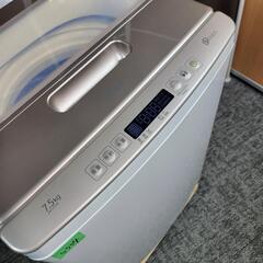 🙇‍♂️h060317売約済み❌5354‼️配送設置は無料🙌‼️最新2022年製✨Haier 7.5kg 洗濯機
