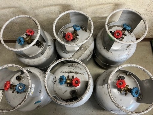 冷媒回収ボンベ6本 - その他 