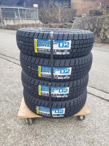 スタッドレスタイヤ165-65-15 (エム) 石和温泉のタイヤ、ホイールの  