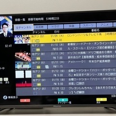 40インチTV外付けHDD FireTVStickセット