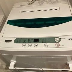 洗濯機は4.5キロ　