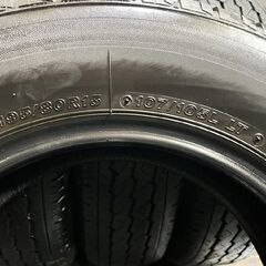 BS BRIDGESTONE V600 195/80R15 107/105L LT 15インチ 夏タイヤ 4本 22年