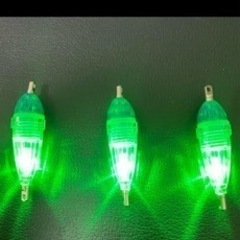 #釣具#LED水中集魚灯#電池付き#約6cm#新品#緑色×3個