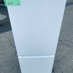 ER431番　Haier ノンフロン冷凍冷蔵庫JR-NF140M 