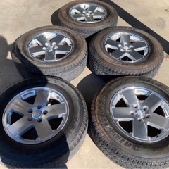 JEEP ラングラー　アンリミテッドスポーツ　純正ホイールセット　茨城　阿見