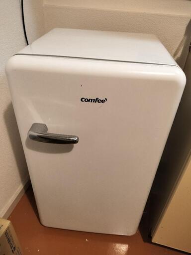 中古COMFEE RCD93WHS(E) 冷蔵庫 冷蔵庫 93L 1 ドア 右開き レトロ