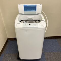 【稼動品】Haier ハイアール 家電 ホワイト 洗濯機 全自動...
