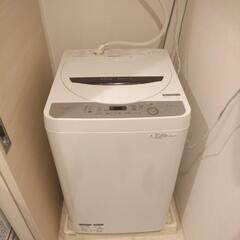 シャープ　5.5kg 縦型洗濯機　ES‐GE5B 美品