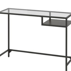 IKEA イケア　テーブル　デスク　ヴィットショー　ガラス　ドレ...