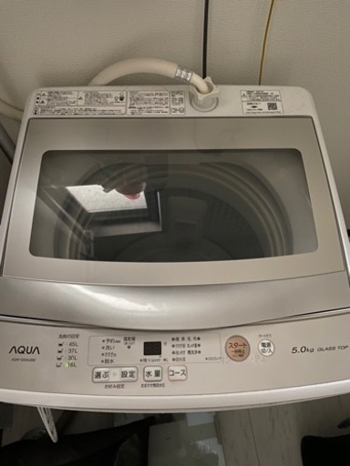 洗濯機　2021年製　アクア　5kg